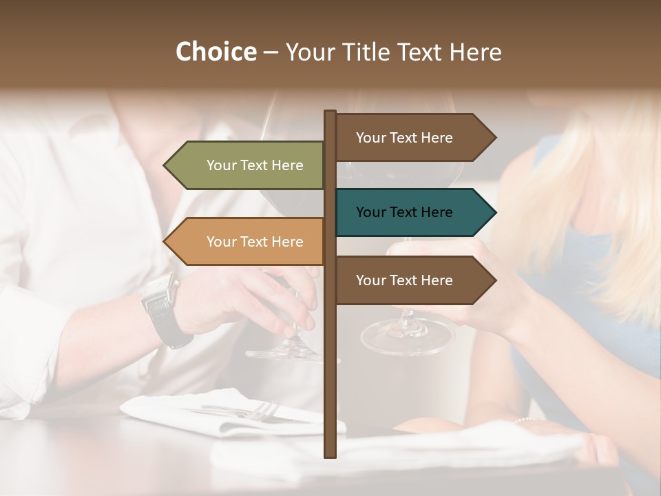 Saltwater Meat Female PowerPoint Template