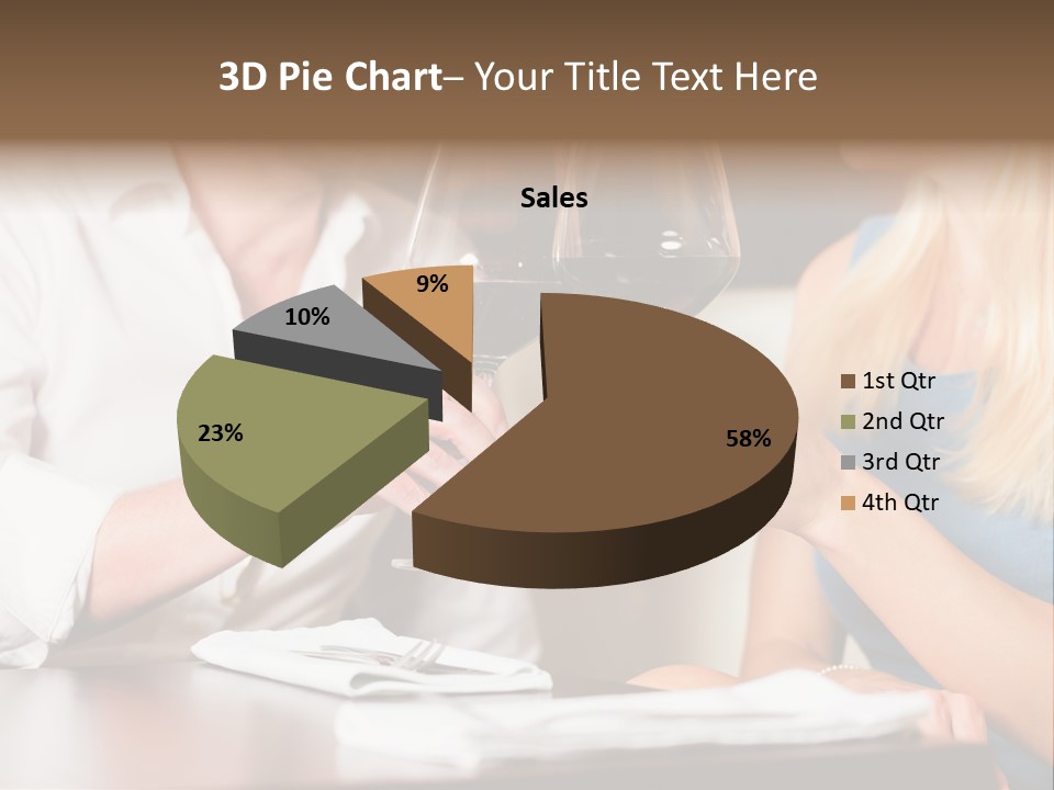 Saltwater Meat Female PowerPoint Template
