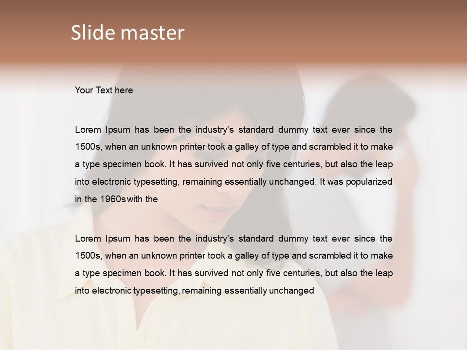 Section Preparation Isolated PowerPoint Template