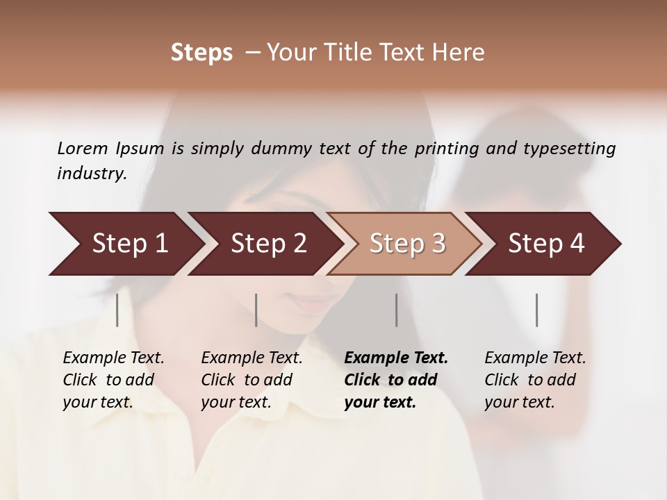 Section Preparation Isolated PowerPoint Template