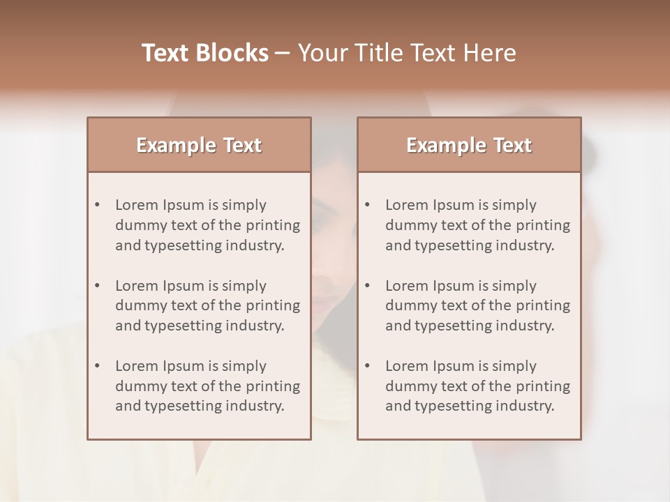 Section Preparation Isolated PowerPoint Template