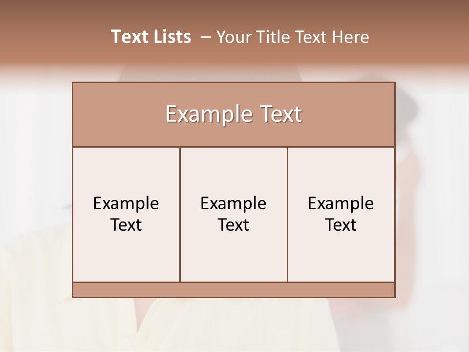 Section Preparation Isolated PowerPoint Template