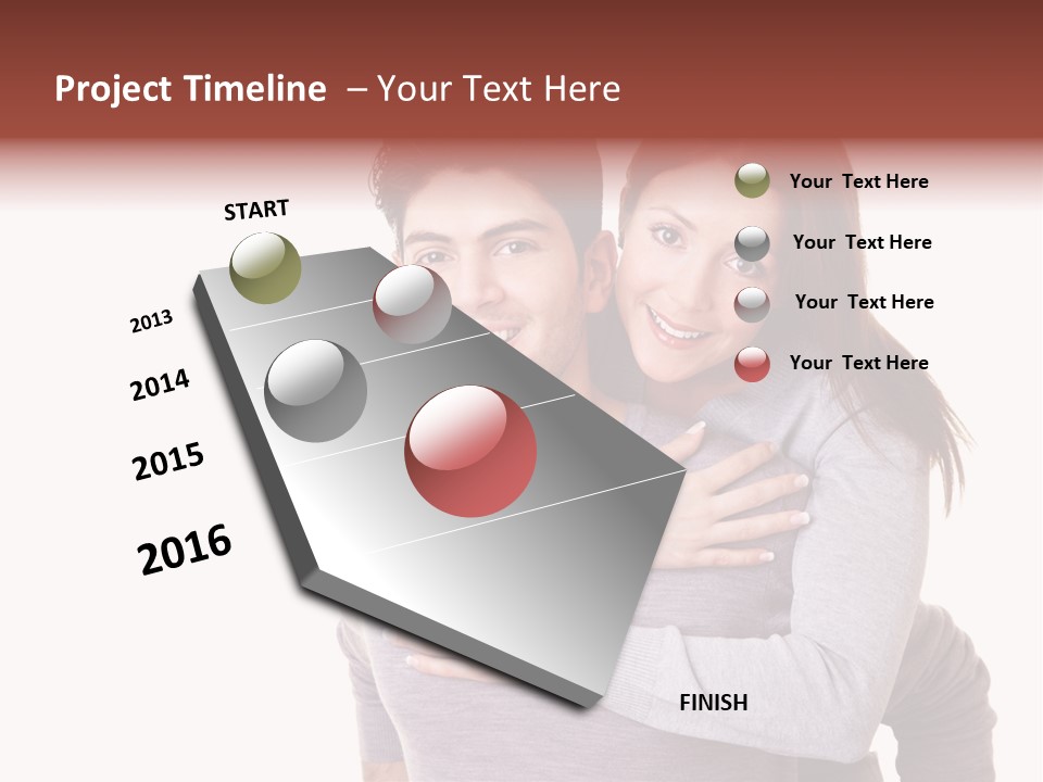 Meat Mother Expecting PowerPoint Template