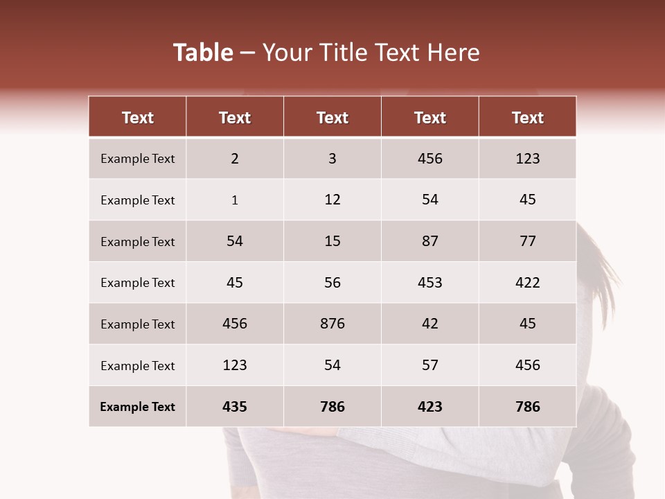 Meat Mother Expecting PowerPoint Template