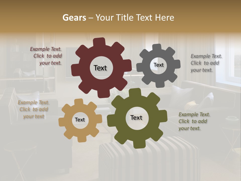Delivering Transport Motorway PowerPoint Template