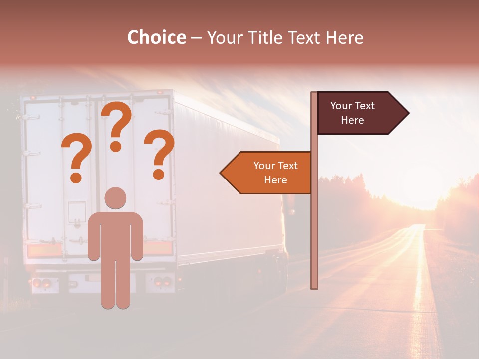 Technology Touch Decide PowerPoint Template
