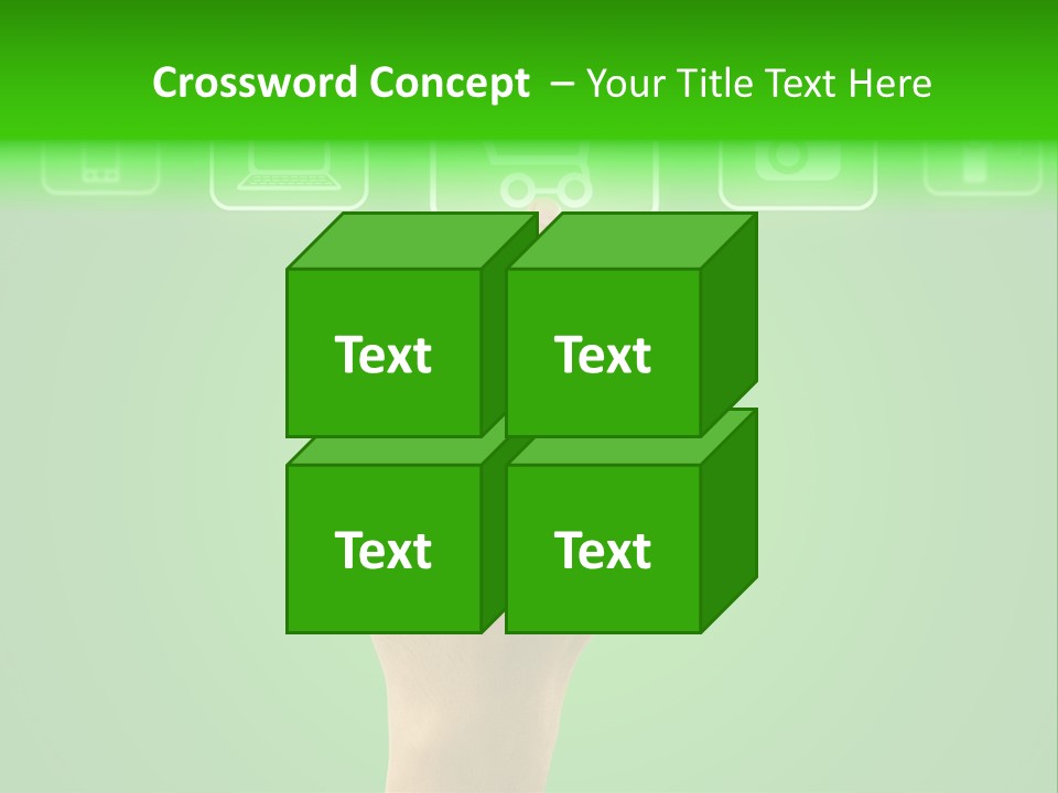 Technology Touch Decide PowerPoint Template