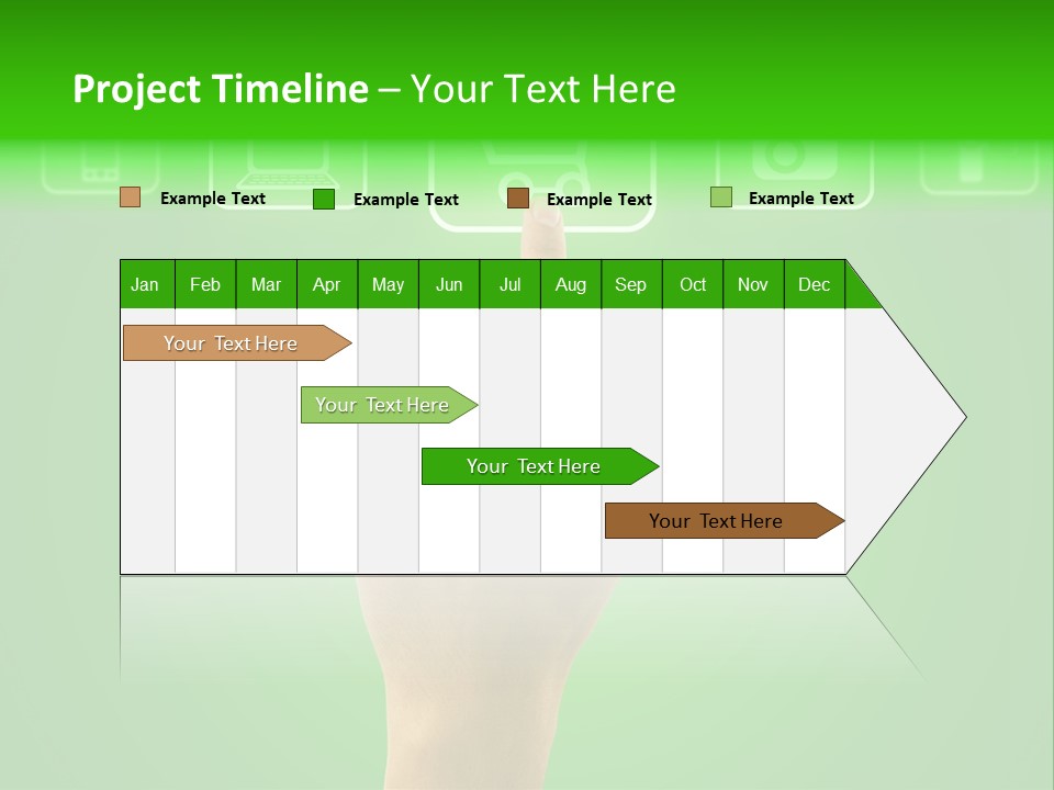 Technology Touch Decide PowerPoint Template