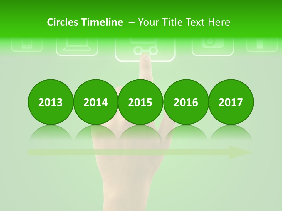 Technology Touch Decide PowerPoint Template