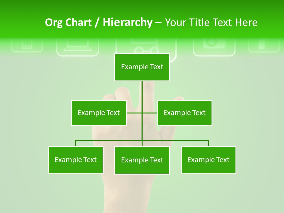 Technology Touch Decide PowerPoint Template