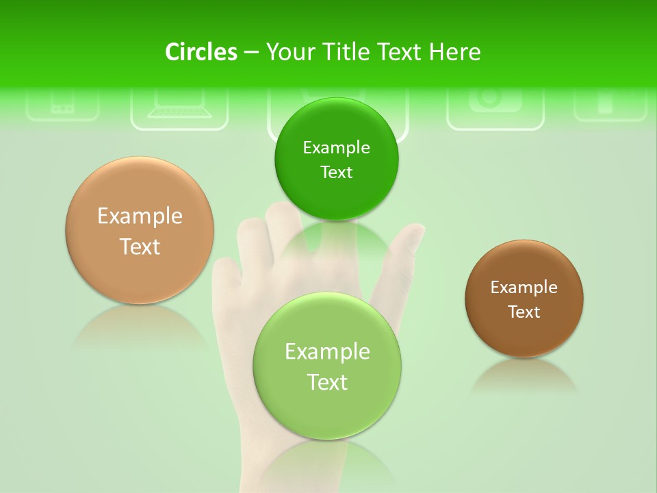 Technology Touch Decide PowerPoint Template