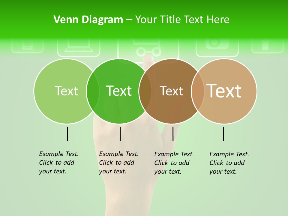 Technology Touch Decide PowerPoint Template