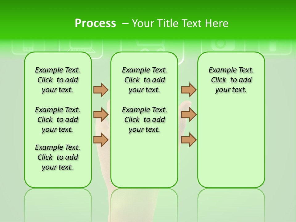Technology Touch Decide PowerPoint Template
