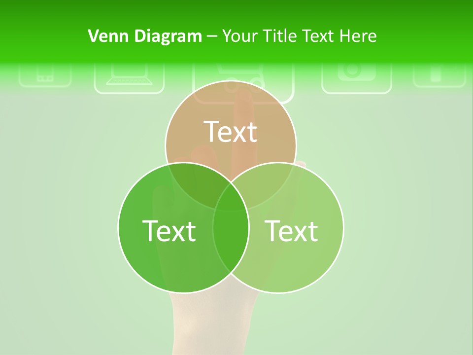 Technology Touch Decide PowerPoint Template