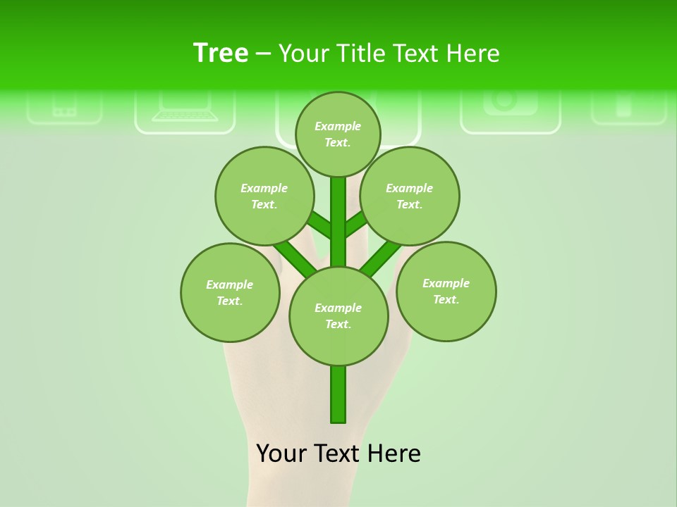 Technology Touch Decide PowerPoint Template