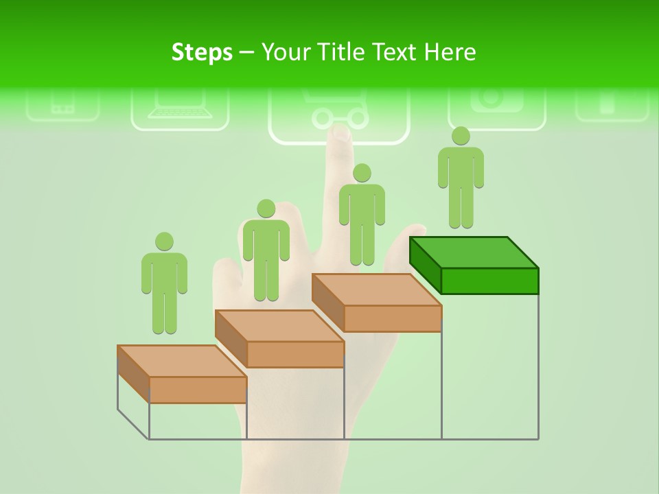 Technology Touch Decide PowerPoint Template