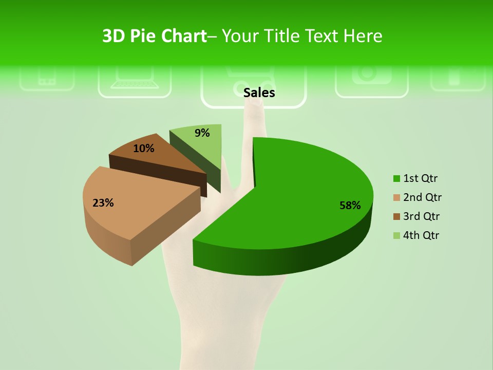Technology Touch Decide PowerPoint Template