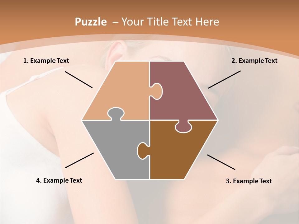 Hug Happy Girlfriend PowerPoint Template