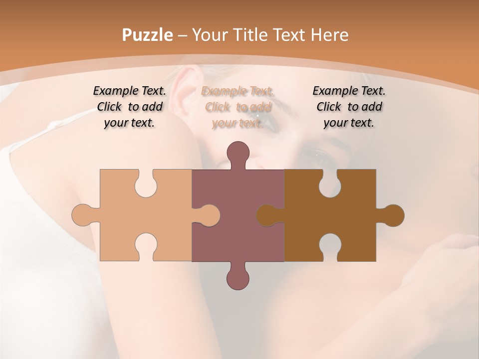 Hug Happy Girlfriend PowerPoint Template