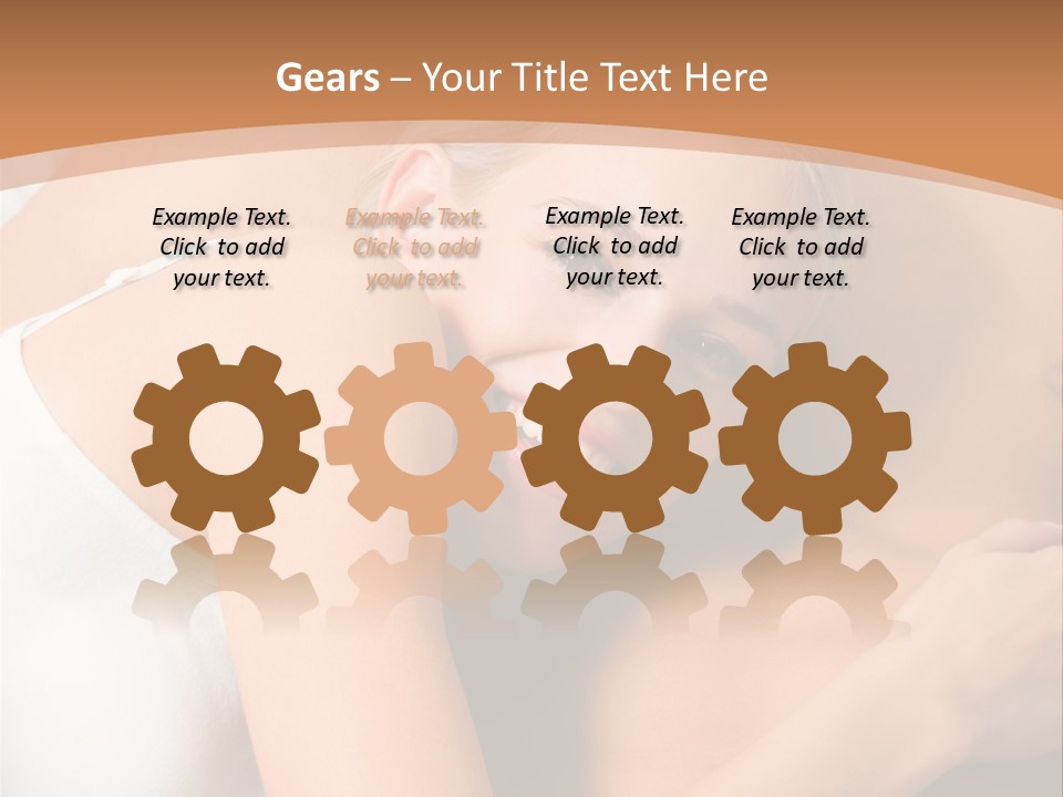 Hug Happy Girlfriend PowerPoint Template