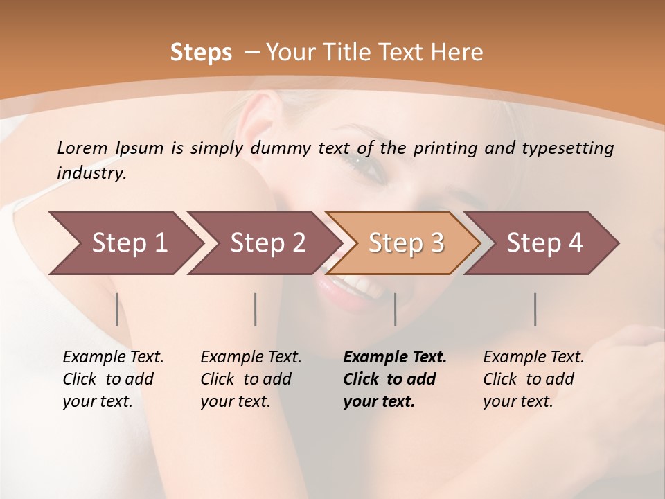 Hug Happy Girlfriend PowerPoint Template