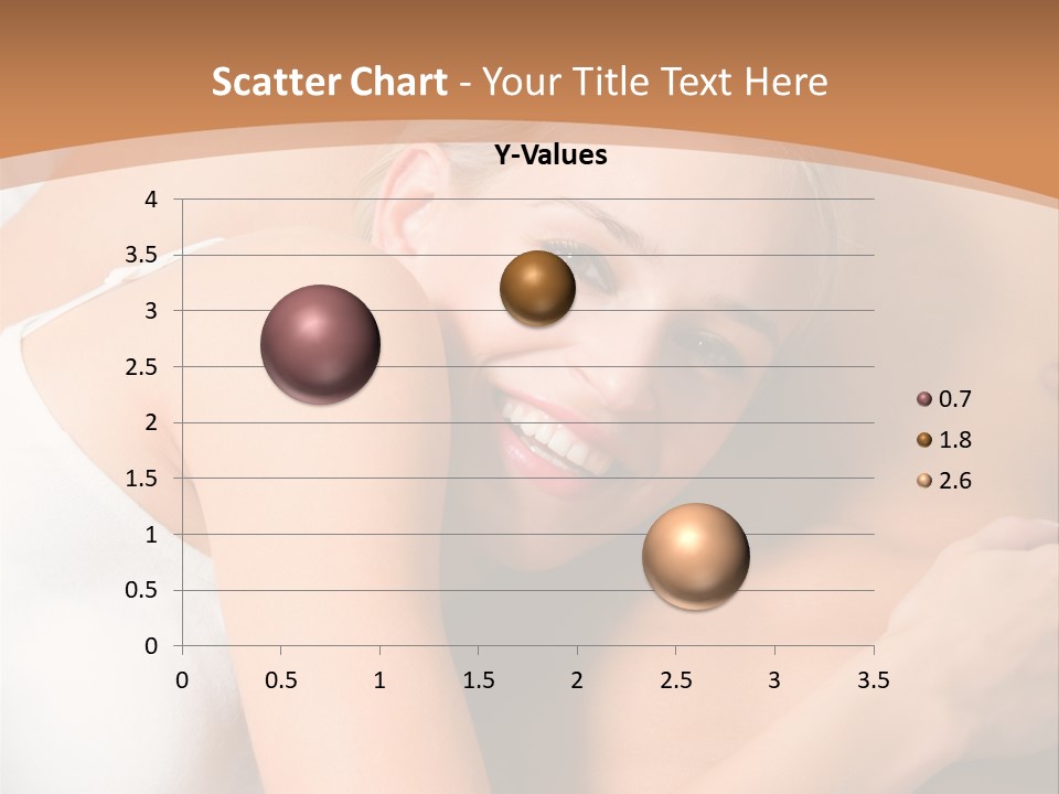 Hug Happy Girlfriend PowerPoint Template