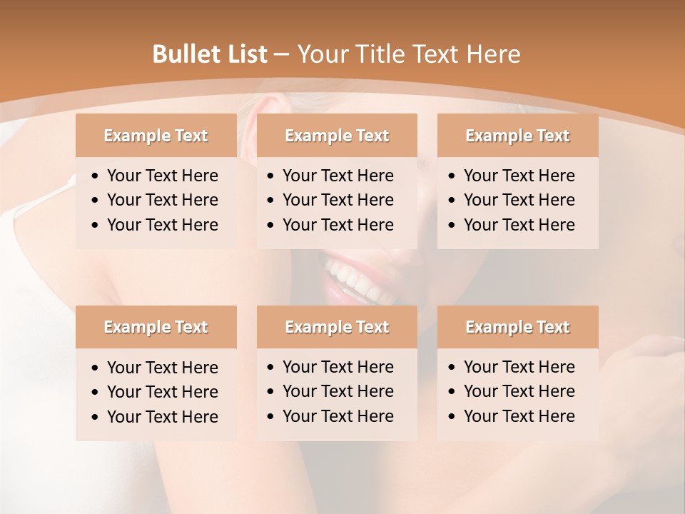 Hug Happy Girlfriend PowerPoint Template