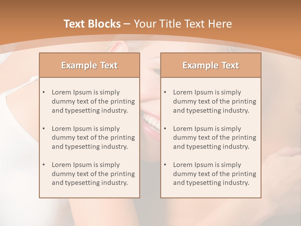 Hug Happy Girlfriend PowerPoint Template