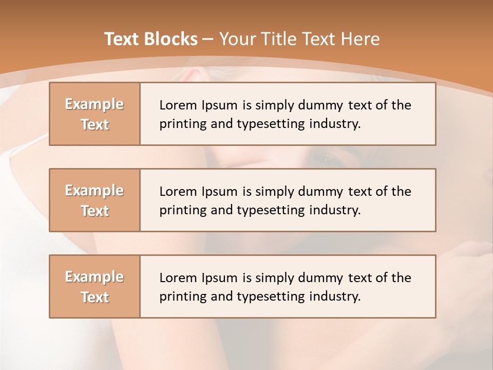 Hug Happy Girlfriend PowerPoint Template