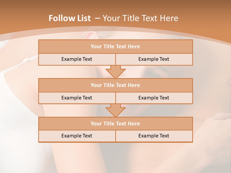 Hug Happy Girlfriend PowerPoint Template