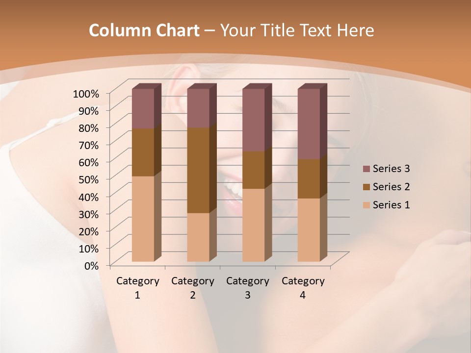Hug Happy Girlfriend PowerPoint Template