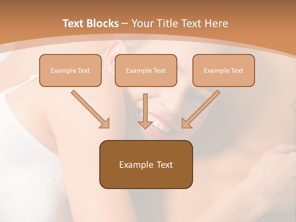 Hug Happy Girlfriend PowerPoint Template