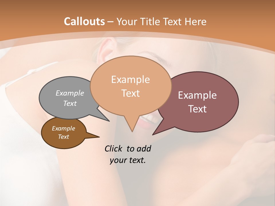 Hug Happy Girlfriend PowerPoint Template