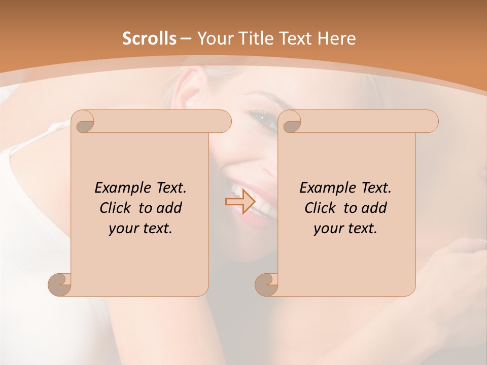 Hug Happy Girlfriend PowerPoint Template