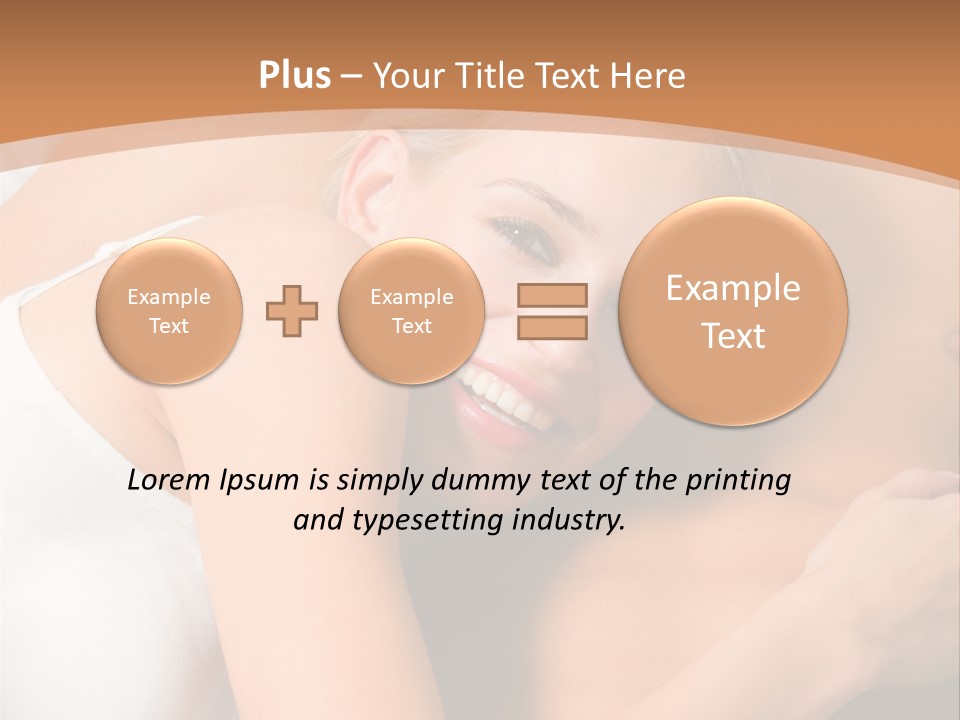 Hug Happy Girlfriend PowerPoint Template