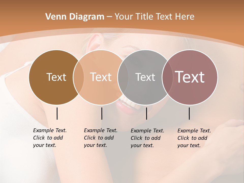 Hug Happy Girlfriend PowerPoint Template