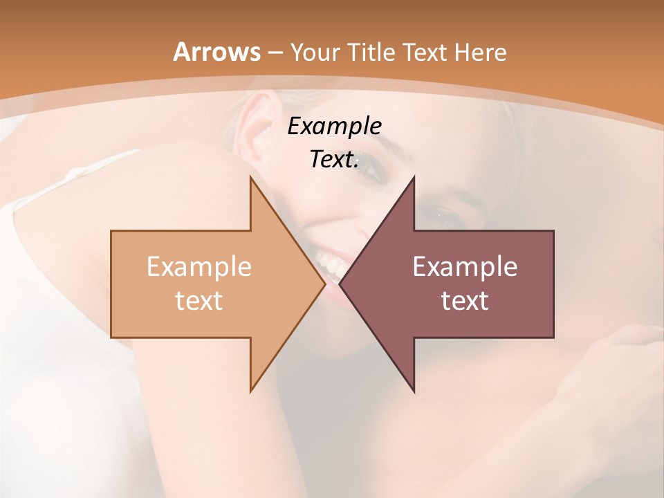 Hug Happy Girlfriend PowerPoint Template