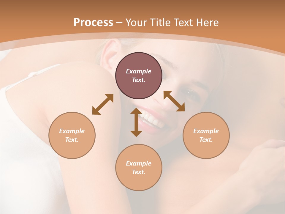 Hug Happy Girlfriend PowerPoint Template