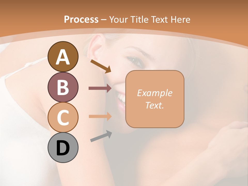 Hug Happy Girlfriend PowerPoint Template