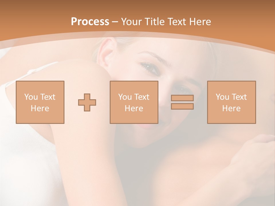 Hug Happy Girlfriend PowerPoint Template