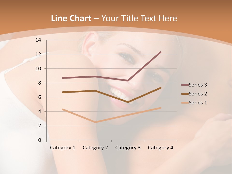 Hug Happy Girlfriend PowerPoint Template