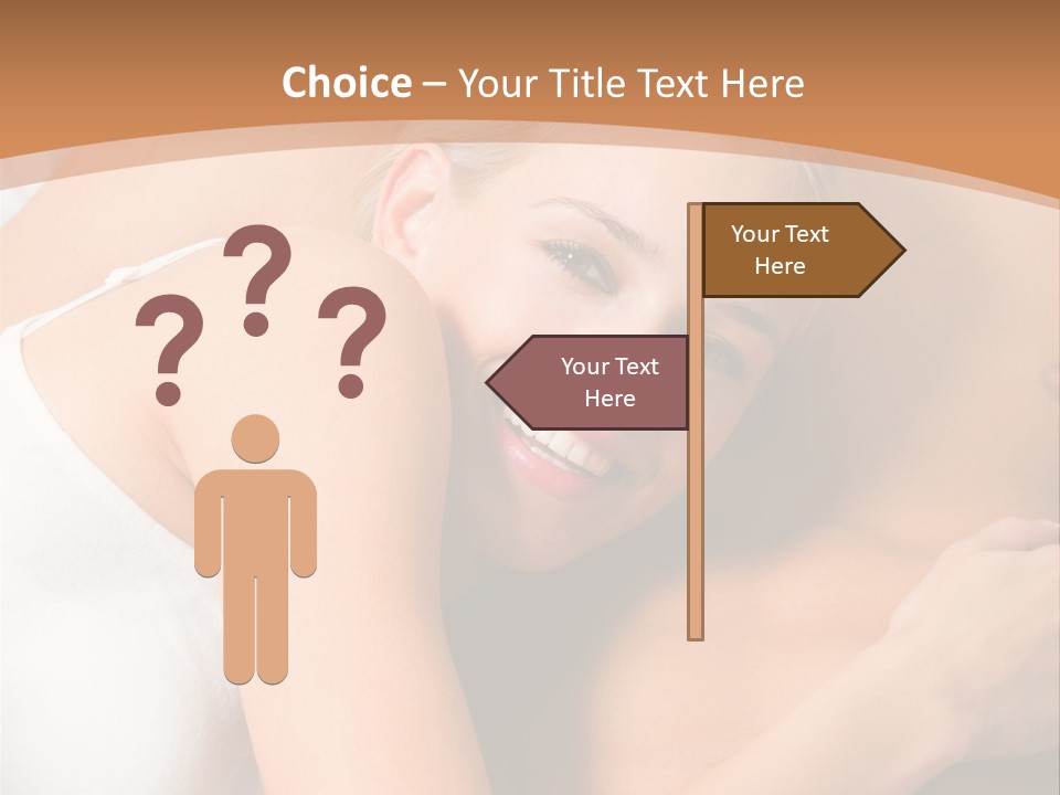 Hug Happy Girlfriend PowerPoint Template