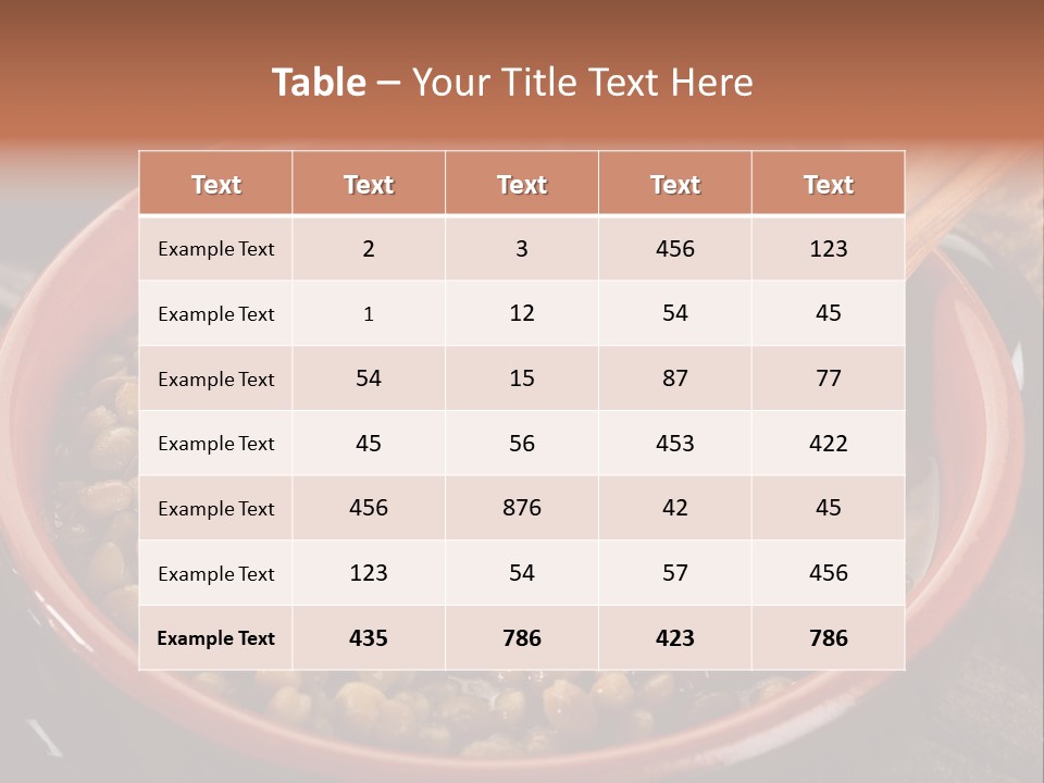 Vegetable Traditional Nature PowerPoint Template