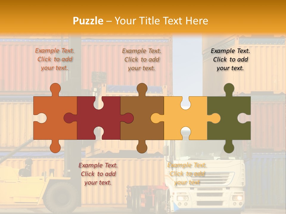 Blue Load Commercial PowerPoint Template