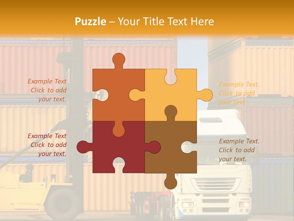 Blue Load Commercial PowerPoint Template