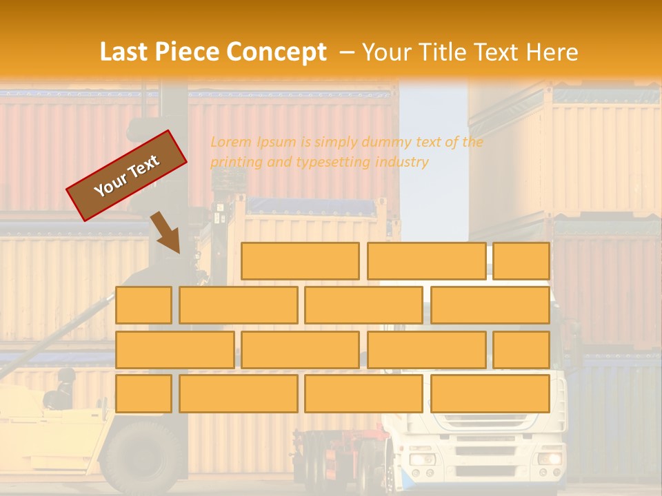 Blue Load Commercial PowerPoint Template