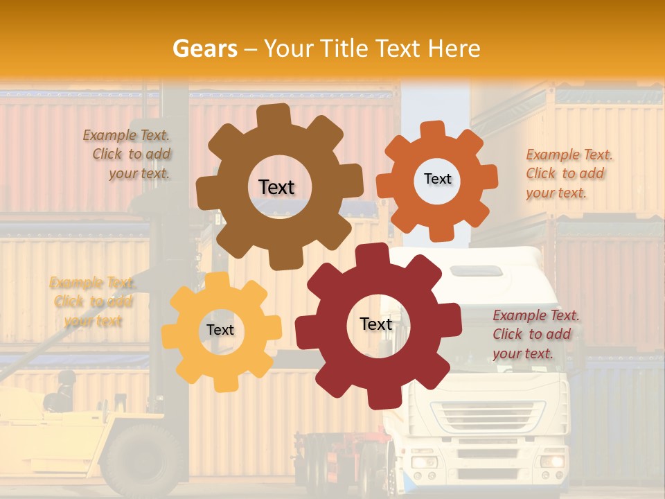 Blue Load Commercial PowerPoint Template