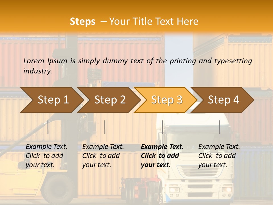Blue Load Commercial PowerPoint Template