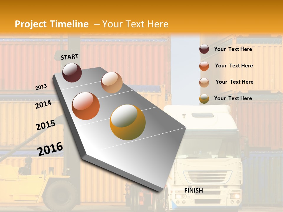 Blue Load Commercial PowerPoint Template