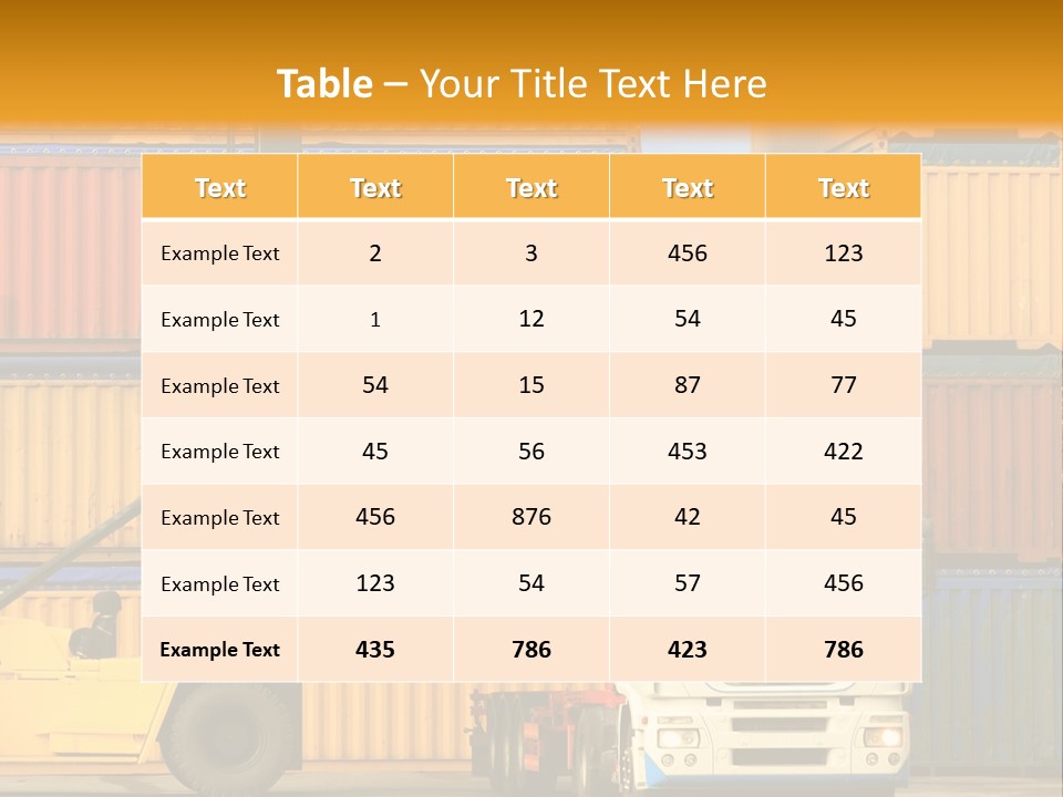 Blue Load Commercial PowerPoint Template